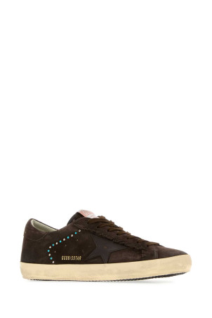 Коричневі замшеві кросівки Super-Star GOLDEN GOOSE DELUXE BRAND (GMF00929F007552) Коричневі замшеві кросівки Super-Star GOLDEN GOOSE DELUXE BRAND (GMF00929F007552)