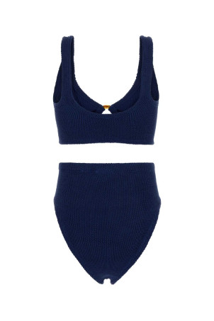 Темно-синій еластичний нейлон Бікіні Nadine Blue HUNZA G (NADINEBIKINI)