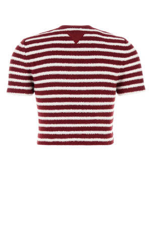 Embroidered terry fabric polo shirt PRADA (P24N2TSOOO16VI) Embroidered terry fabric polo shirt PRADA (P24N2TSOOO16VI)