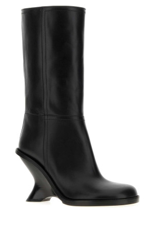 Черные кожаные ботинки DRIES VAN NOTEN (252011719102) Черные кожаные ботинки DRIES VAN NOTEN (252011719102)