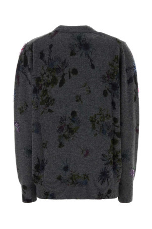 Printed wool blend oversize cardigan BLUMARINE (4M178A)