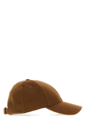 Brown cashmere baseball cap SAINT LAURENT (8425983YS58)