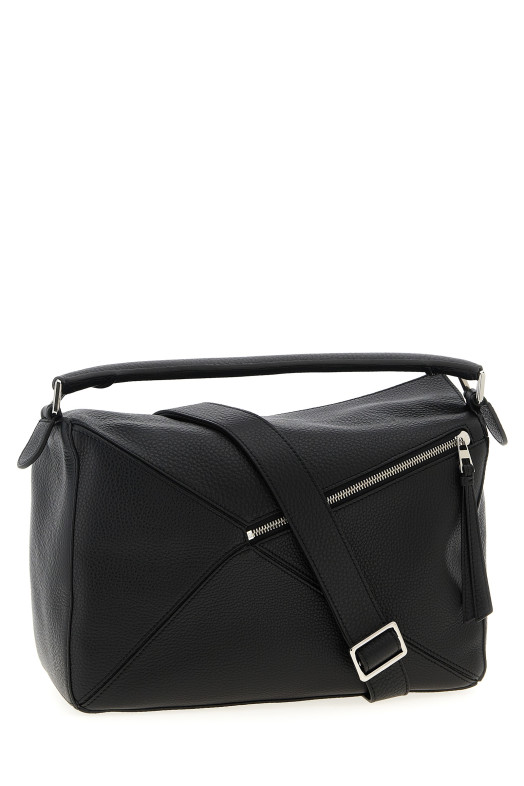 Большая сумка через плечо «Puzzle» Черная B510PNLX031100