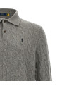 Logo embroidery polo shirt Gray Logo embroidery polo shirt Gray