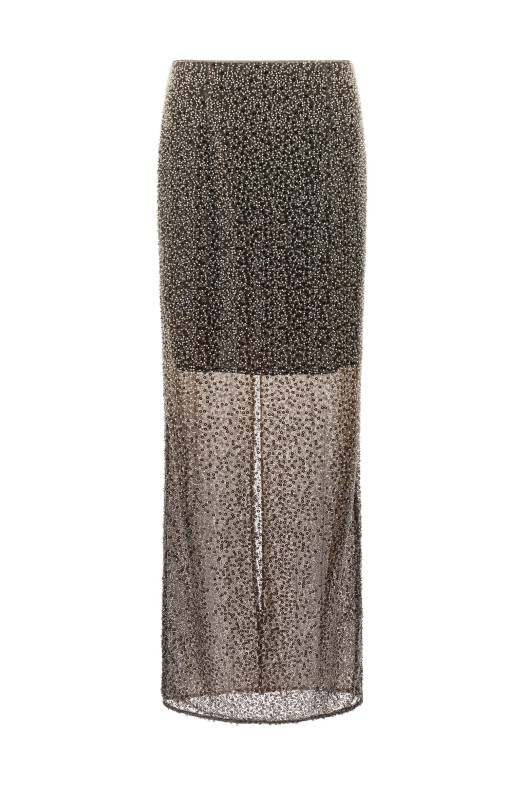 'Beaded Maxi' skirt Brown 'Beaded Maxi' skirt Brown