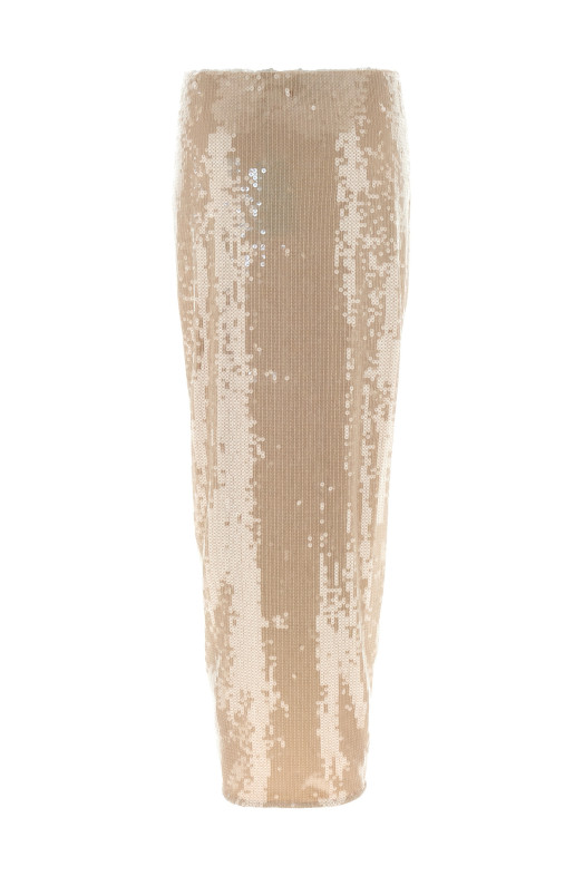 'Sequins Knot' skirt Beige