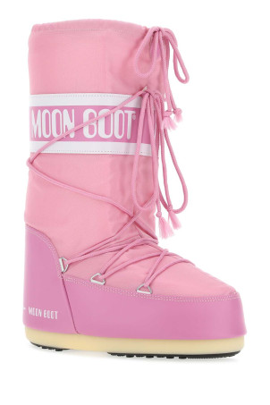 Pink nylon and synthetic leather Icon boots MOON BOOT (1400440) Pink nylon and synthetic leather Icon boots MOON BOOT (1400440)