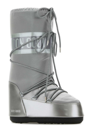 Silver satin Icon boots MOON BOOT (1401680)