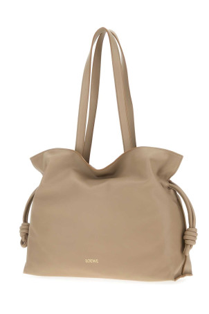 Велика сумка через плече Flamenco з шкіри капучино-напа, коричнева LOEWE (A411FL1X18) Велика сумка через плече Flamenco з шкіри капучино-напа, коричнева LOEWE (A411FL1X18)