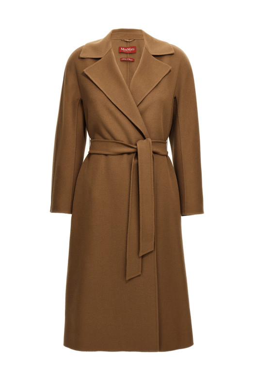 Пальто «Клес» коричневого цвета 2526016111600058 Пальто «Клес» коричневого цвета 2526016111600058