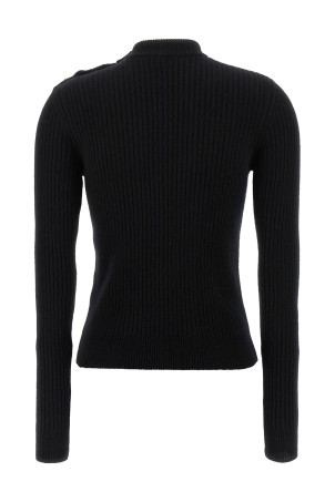 Светр з ребрами Чорний BALMAIN FF0KD095KJ170PA Светр з ребрами Чорний BALMAIN FF0KD095KJ170PA