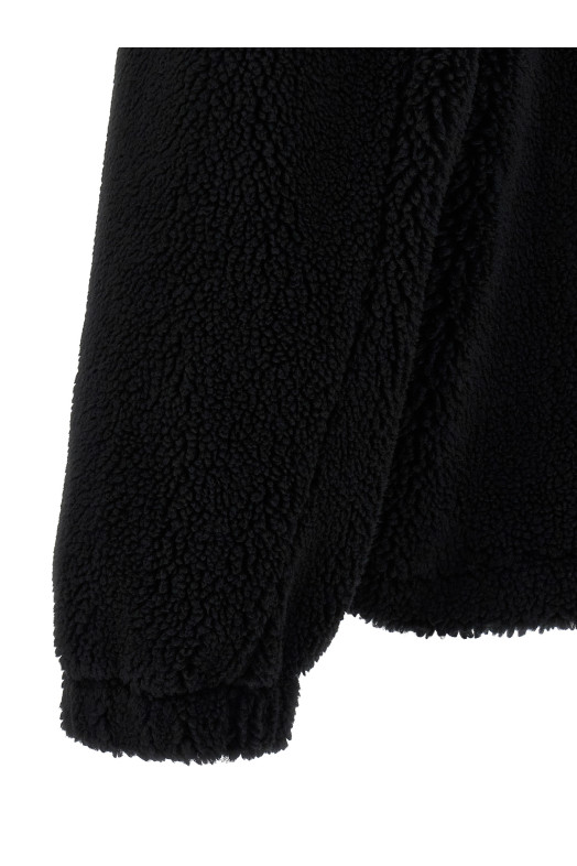 Тедді тканинна куртка Чорно-сіра BALENCIAGA 850858TMQ261000 Тедді тканинна куртка Чорно-сіра BALENCIAGA 850858TMQ261000