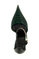 'T Strap' pumps Green