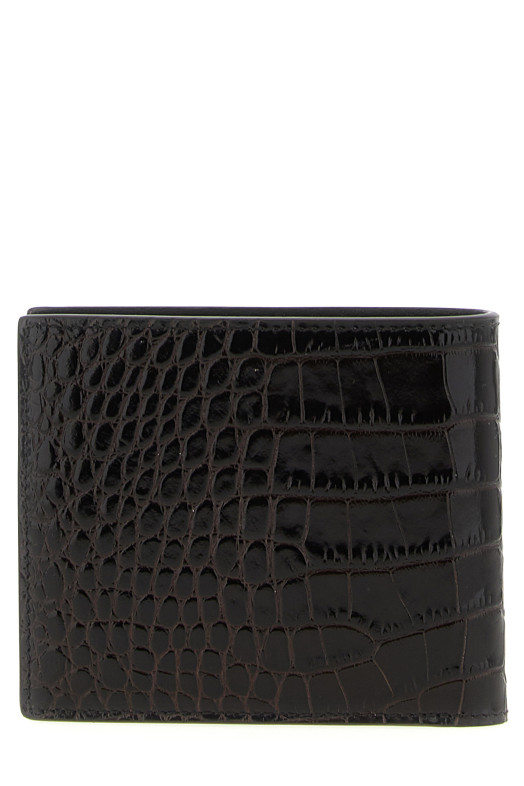 Кошелек из крокодиловой кожи, коричневый TOM FORD Y0410LCL439S1B087 Кошелек из крокодиловой кожи, коричневый TOM FORD Y0410LCL439S1B087