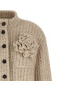 Wool bomber jacket Beige