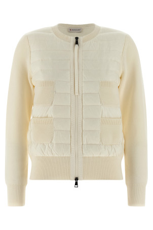 Кардиган з м'якою підкладкою Білий MONCLER K20939B51000A9018034