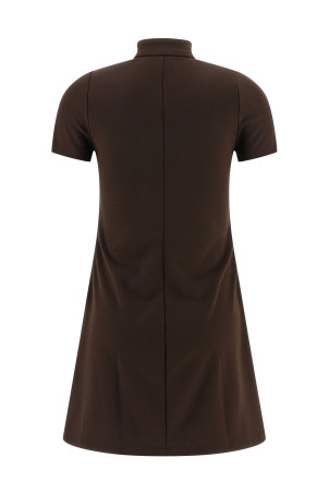 'Interlock Tracksuit Mini' dress Brown 'Interlock Tracksuit Mini' dress Brown