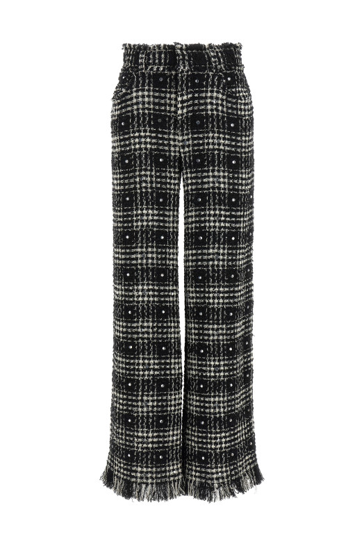Штани Prince of Wales Чорно-сірі GIUSEPPE DI MORABITO 05FWPA091C0532699 Штани Prince of Wales Чорно-сірі GIUSEPPE DI MORABITO 05FWPA091C0532699