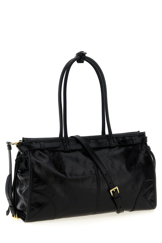 Велика сумочка «Prada Bonnie» Чорна 1BA433VMOO2CYRF0002