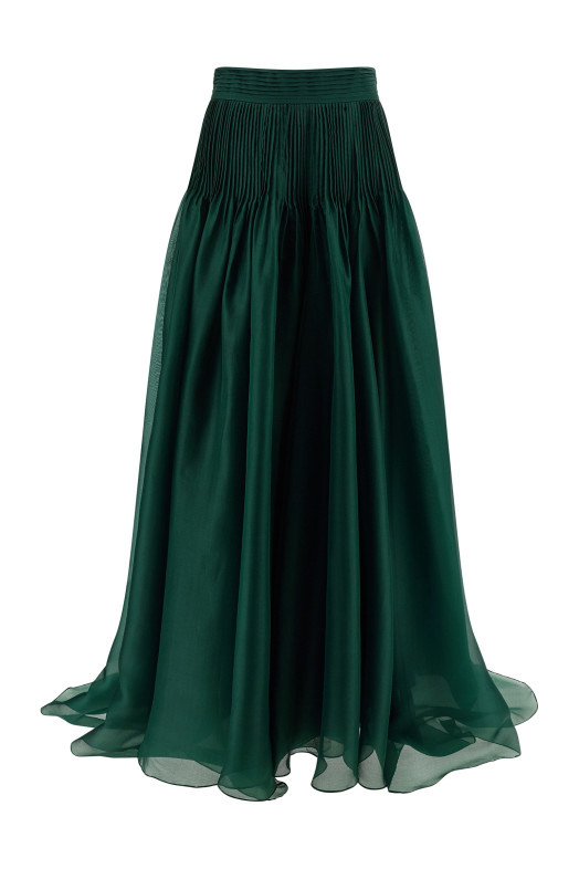Спідниця «Pintucked Organza» Зелена F2511E319CRG034 Спідниця «Pintucked Organza» Зелена F2511E319CRG034