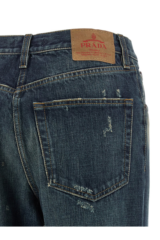Distressed jeans Blue Distressed jeans Blue