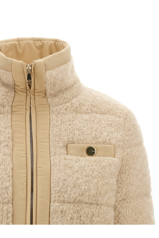 Пухова куртка «Raquel» Бежева 106148A2ZED05