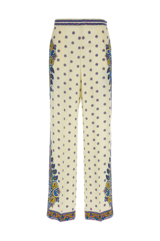 Брюки Palazzo White ETRO WREA0014AQ115X0800 Брюки Palazzo White ETRO WREA0014AQ115X0800