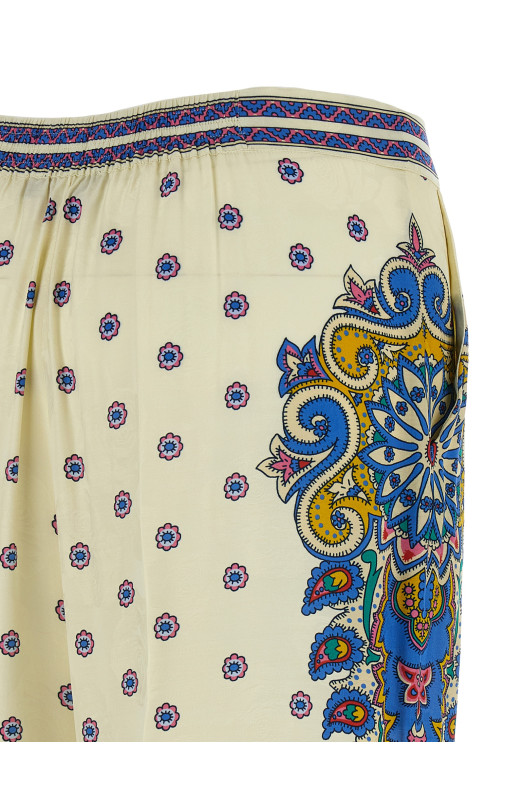Брюки Palazzo White ETRO WREA0014AQ115X0800 Брюки Palazzo White ETRO WREA0014AQ115X0800