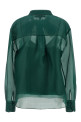 Блуза з органзи Зелена CAROLINA HERRERA F2511N213CRG034 Блуза з органзи Зелена CAROLINA HERRERA F2511N213CRG034