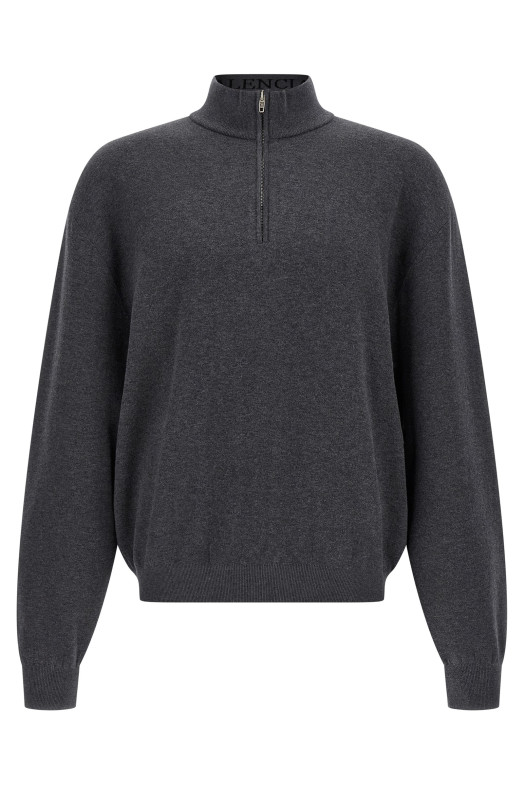 Свитер с полузастежкой-молнией Серый BALENCIAGA 848830T34231262 Свитер с полузастежкой-молнией Серый BALENCIAGA 848830T34231262