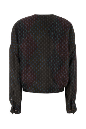 Printed silk Camiel blouse DRIES VAN NOTEN (2520107152127) Printed silk Camiel blouse DRIES VAN NOTEN (2520107152127)