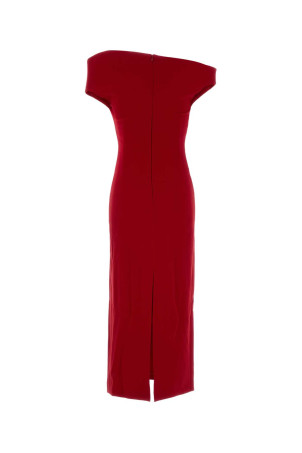 Красное эластичное шерстяное платье Red MAGDA BUTRYM (258925)
