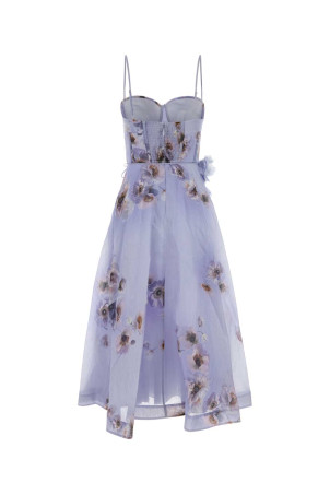 Printed linen blend Hypnotic dress ZIMMERMANN (5775DF251)