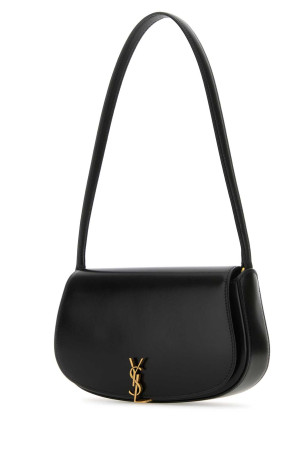 Black leather Voltaire shoulder bag Black SAINT LAURENT (7796420SX0W)