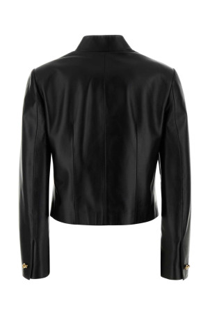 Чорна шкіряна куртка Black BOTTEGA VENETA (843999V5BX0) Чорна шкіряна куртка Black BOTTEGA VENETA (843999V5BX0)