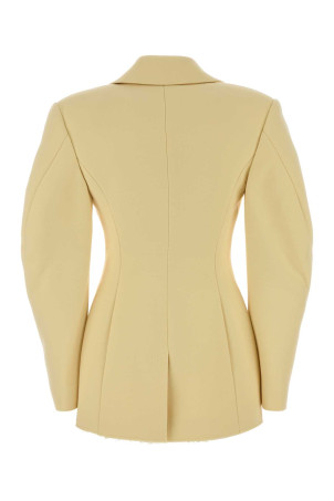 Пастельно-желтый креповый блейзер GIVENCHY (BW30MH167R) Пастельно-желтый креповый блейзер GIVENCHY (BW30MH167R)