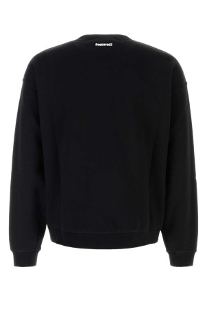 Черная хлопковая толстовка DSQUARED (S71GU0755S25516) DSQUARED2 Черная хлопковая толстовка DSQUARED (S71GU0755S25516) DSQUARED2