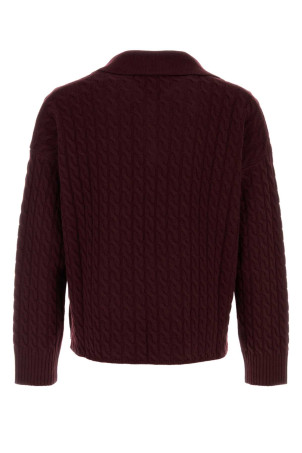 Burgundy wool blend oversize sweater AMI (UPL403KN0104) Burgundy wool blend oversize sweater AMI (UPL403KN0104)