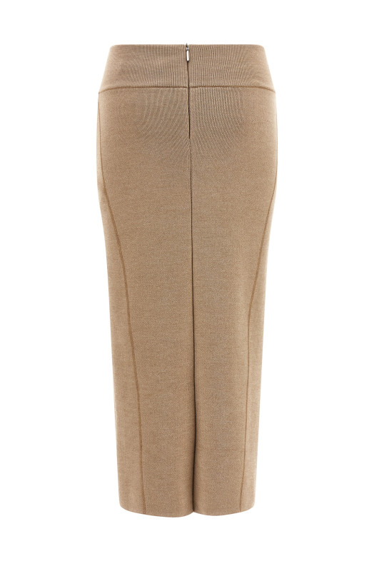 Юбка «La Jupe Maille Doppio» Бежевый 25HSKW00633AK00185015