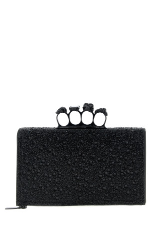'Knuckle' flat clutch Black