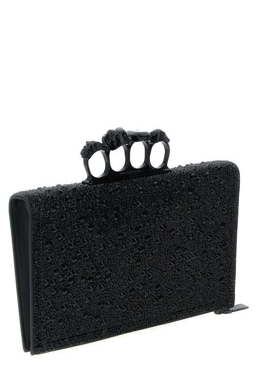 'Knuckle' flat clutch Black