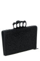 'Knuckle' flat clutch Black