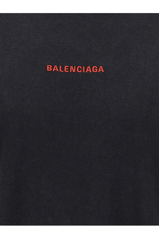 Футболка з вишитим логотипом, різнокольорова BALENCIAGA 764235TTVJ18483 Футболка з вишитим логотипом, різнокольорова BALENCIAGA 764235TTVJ18483