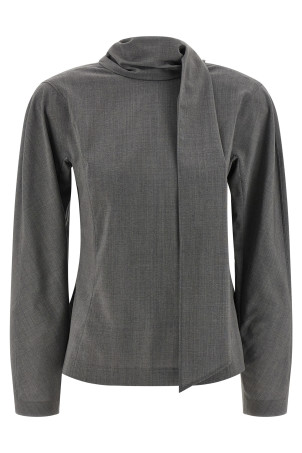 'La blouse Chale' shirt Gray