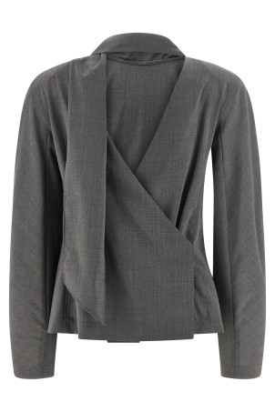 'La blouse Chale' shirt Gray