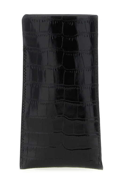 Кожаный футляр для очков Черный TOM FORD Y0409LCL439S1N001 Кожаный футляр для очков Черный TOM FORD Y0409LCL439S1N001