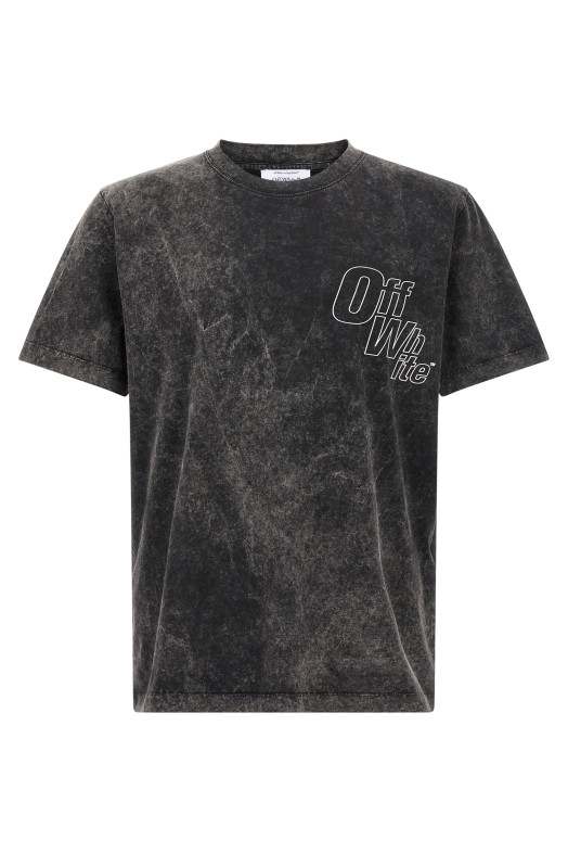 'Outline Arrow' T-shirt Black