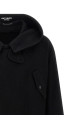 Hooded coat Black