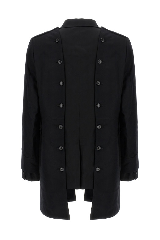 Двухслойное пальто-блейзер Черный COMME DES GARÇONS HOMME PLUS PPJ0421