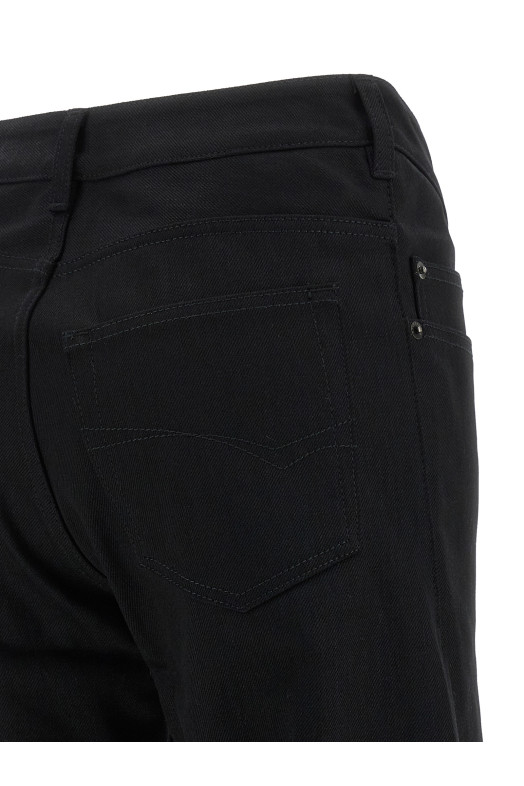 Джинсы с закругленной талией Черный BALENCIAGA 848019TTWA41000